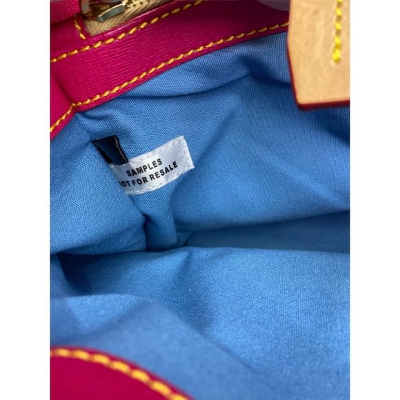 DOONEY & BOURKE Red Tan Large Leather Tote Bag - Picture 9 of 11